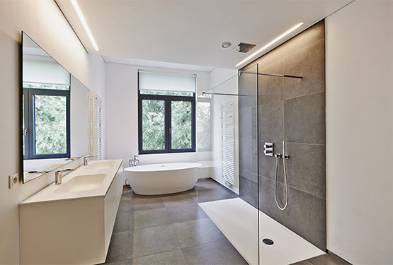 Création douche à l’italienne Belleville